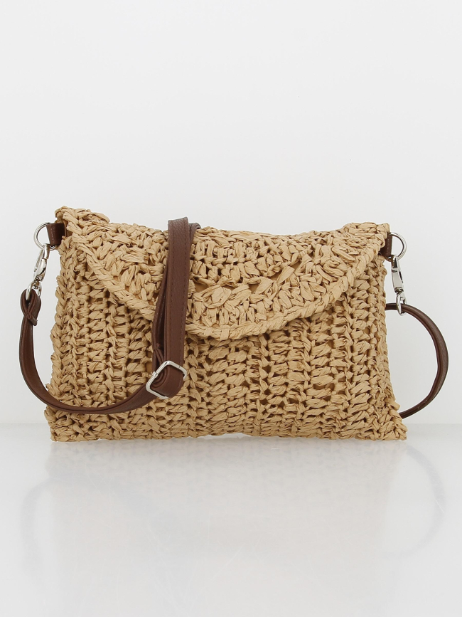 Sac à mains linja cross body naturel femme - Pieces