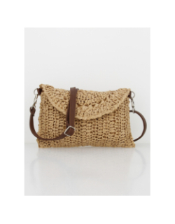 Sac à mains linja cross body naturel femme - Pieces