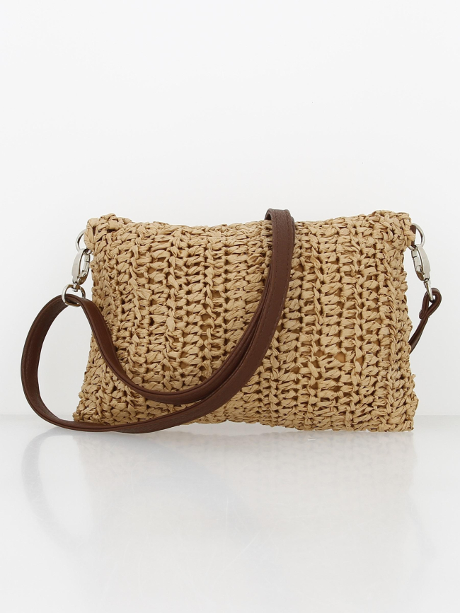 Sac à mains linja cross body naturel femme - Pieces