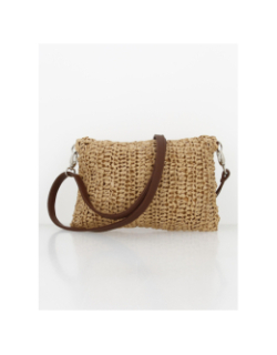 Sac à mains linja cross body naturel femme - Pieces