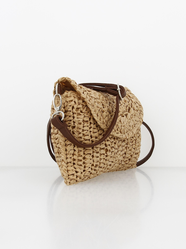 Sac à mains linja cross body naturel femme - Pieces