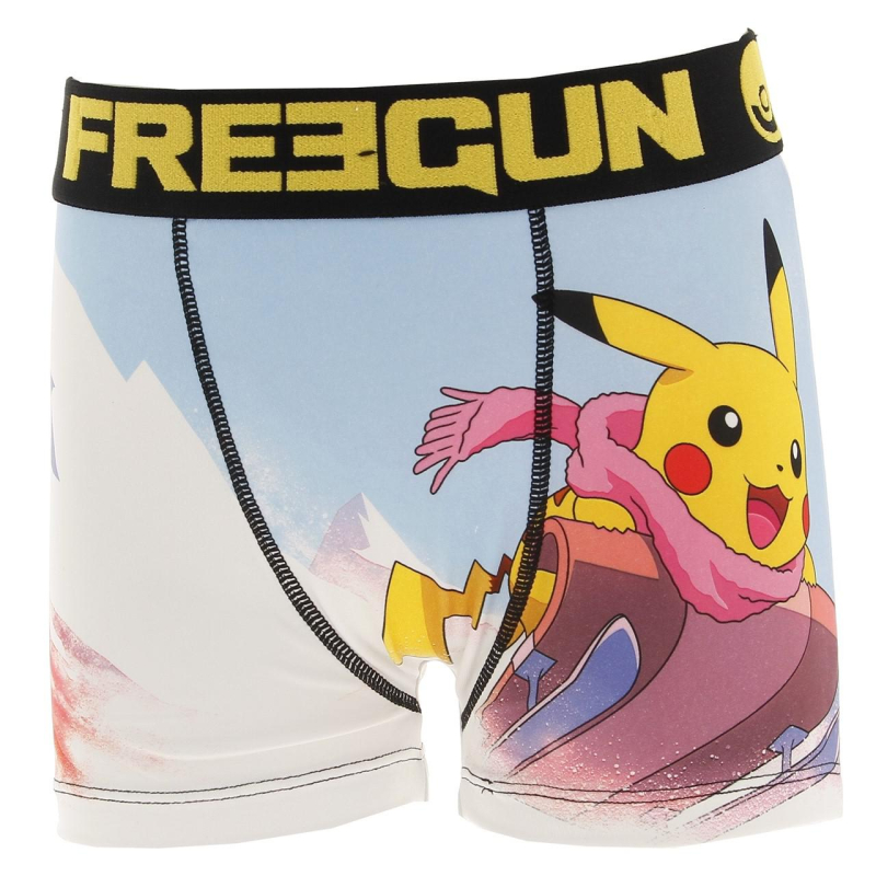 Boxer pokémon luge multicolore garçon - Freegun