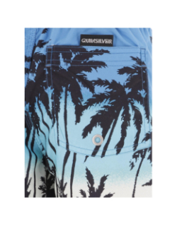 Short de bain palmiers bleu garçon - Quiksilver