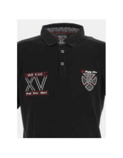 Polo de rugby try noir homme - Union Black