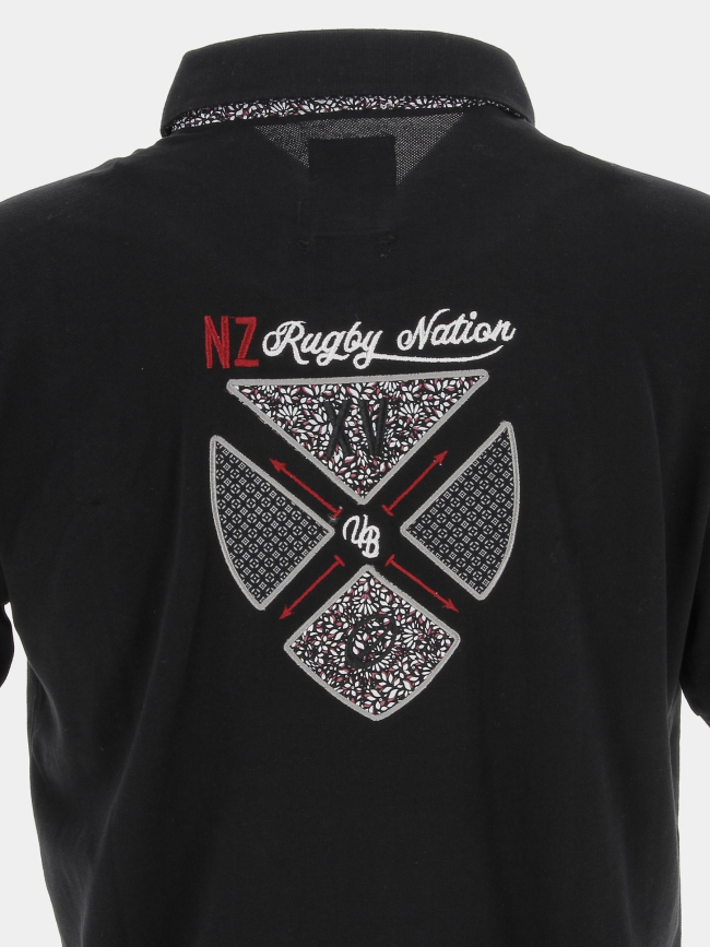 Polo de rugby try noir homme - Union Black