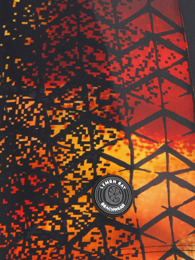 Maillot de bain noir/orange garçon - Lemon Bay