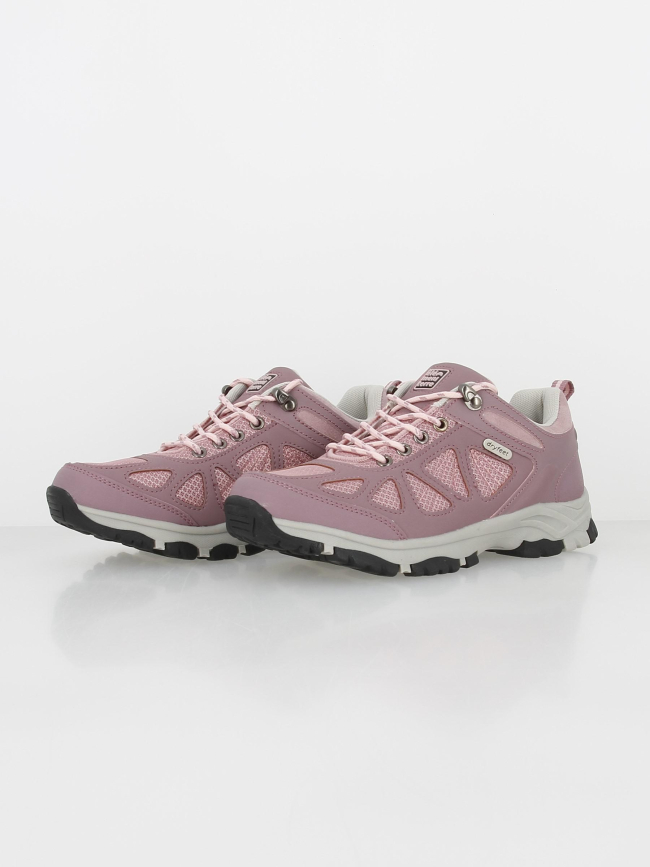 Chaussures de randonnée dryfeet rose femme - Elementerre