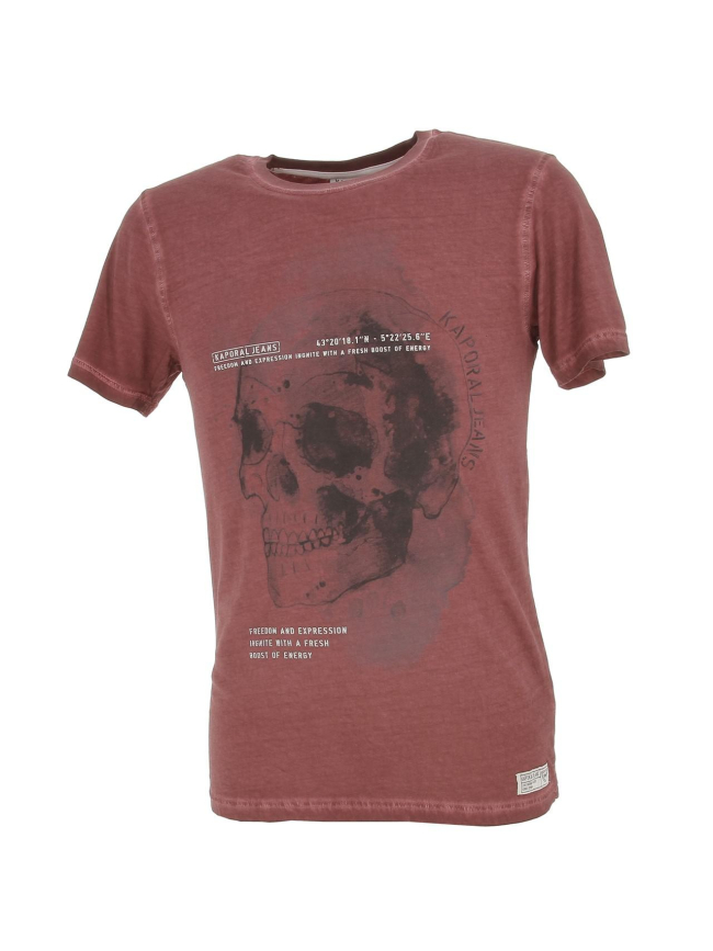 T-shirt roby rust bordeaux garçon - Kaporal