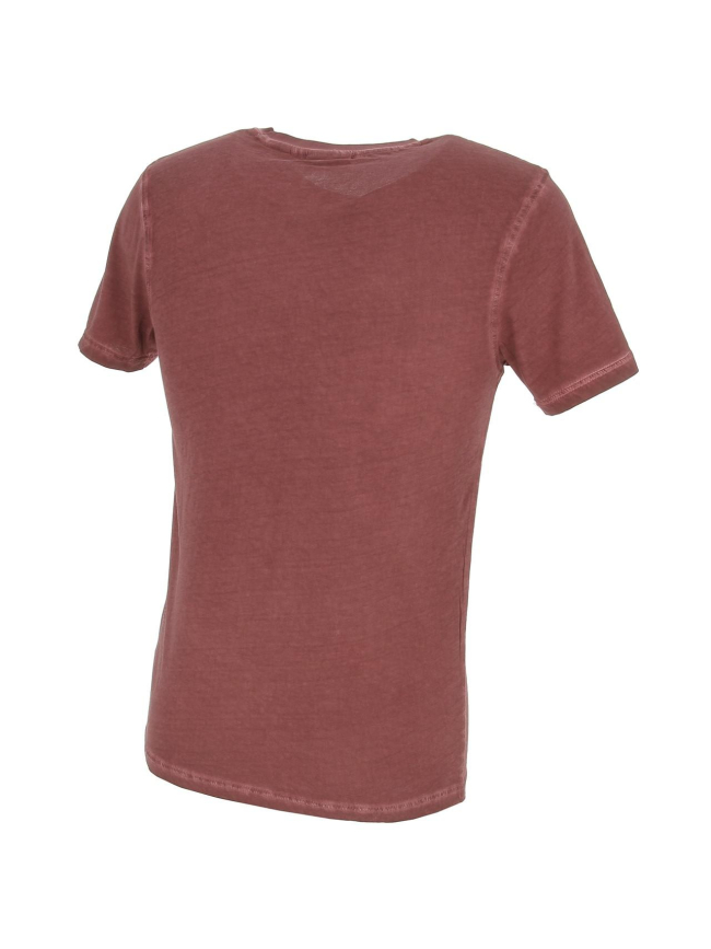 T-shirt roby rust bordeaux garçon - Kaporal