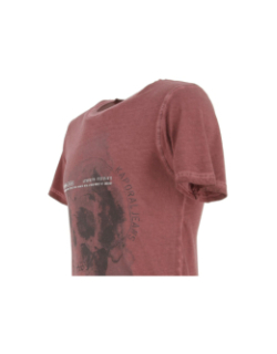 T-shirt roby rust bordeaux garçon - Kaporal