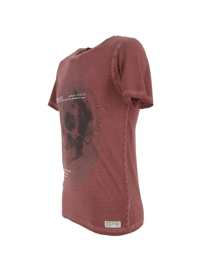 T-shirt roby rust bordeaux garçon - Kaporal