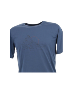 T-shirt de randonnée fingal organic bleu homme - Regatta