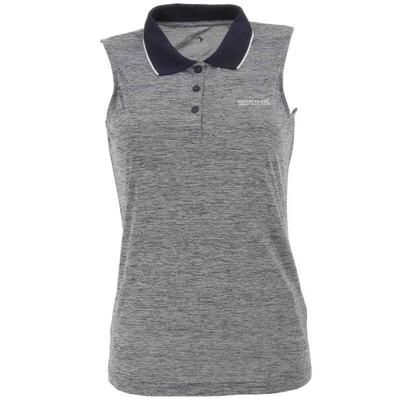 Polo de trail sans manche gris femme - Regatta