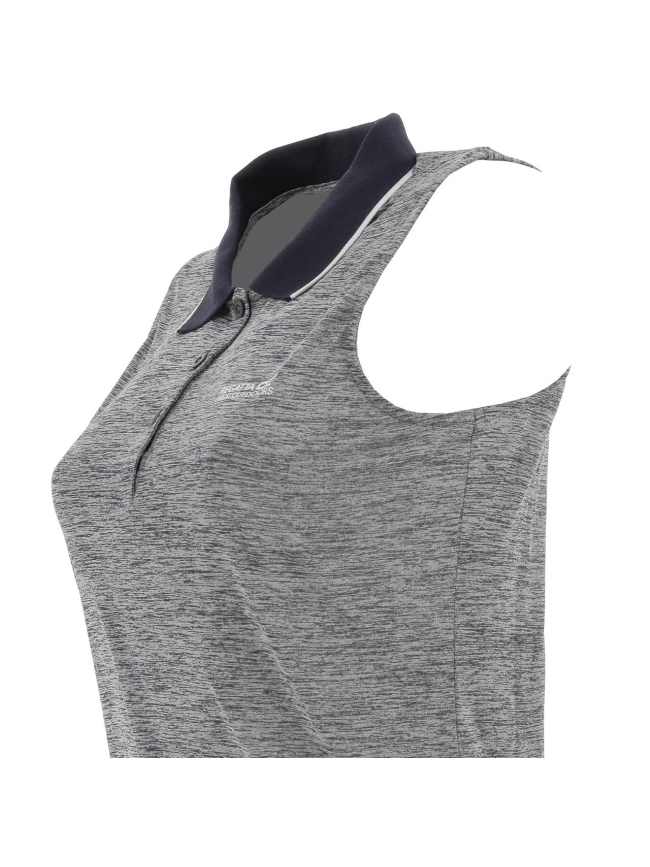 Polo de trail sans manche gris femme - Regatta