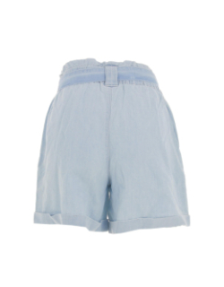 Short ceinture bea denim bleu femme - Only