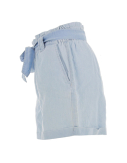 Short ceinture bea denim bleu femme - Only