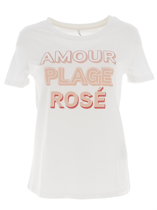 T-shirt rizzy rose femme - Only