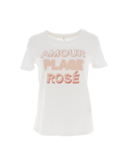 T-shirt rizzy rose femme - Only