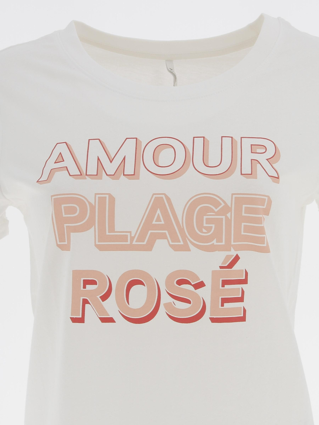 T-shirt rizzy rose femme - Only