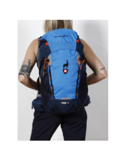 Sac à dos de randonnée filet dos tendu malmo bleu - Aulp