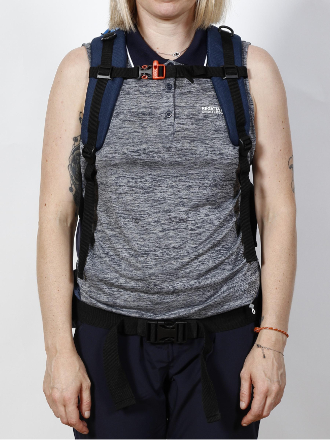 Sac à dos de randonnée filet dos tendu malmo bleu - Aulp