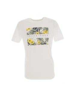 T-shirt venice branding écru homme - Jack & Jones