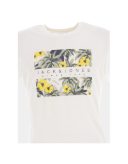 T-shirt venice branding écru homme - Jack & Jones