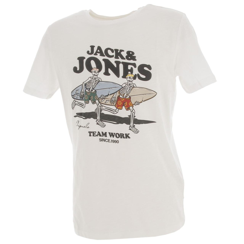 T-shirt venice bones blanc homme - Jack & Jones