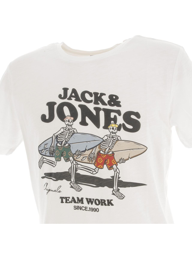 T-shirt venice bones blanc homme - Jack & Jones