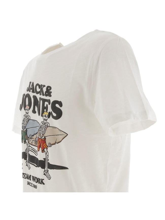 T-shirt venice bones blanc homme - Jack & Jones