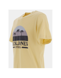 T-shirt malibu branding jaune homme - Jack & Jones