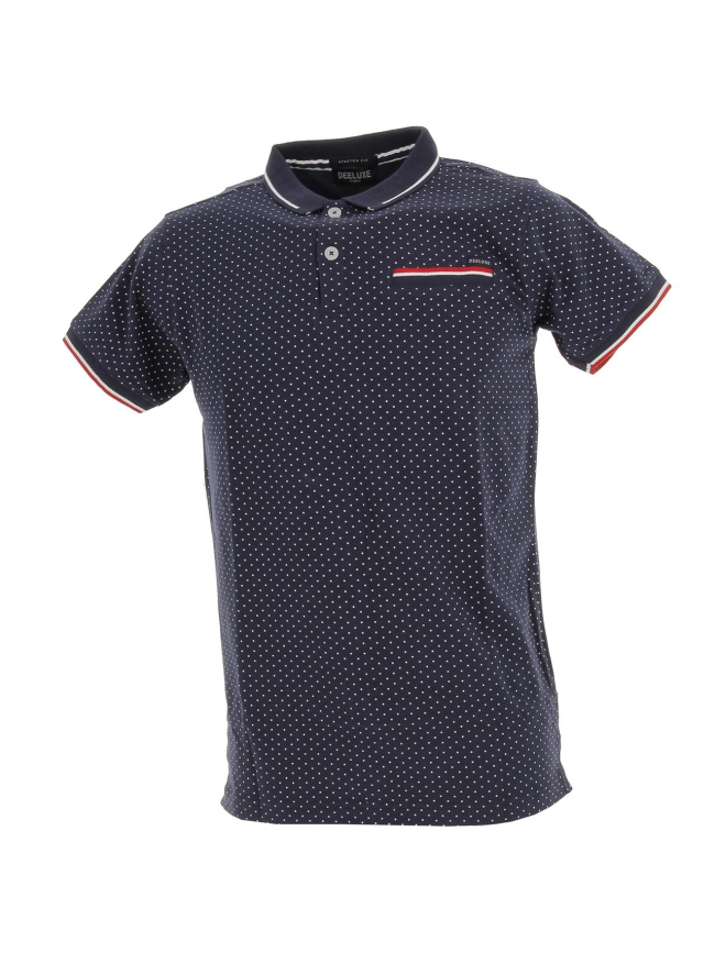 Polo slice bleu marine homme - Deeluxe
