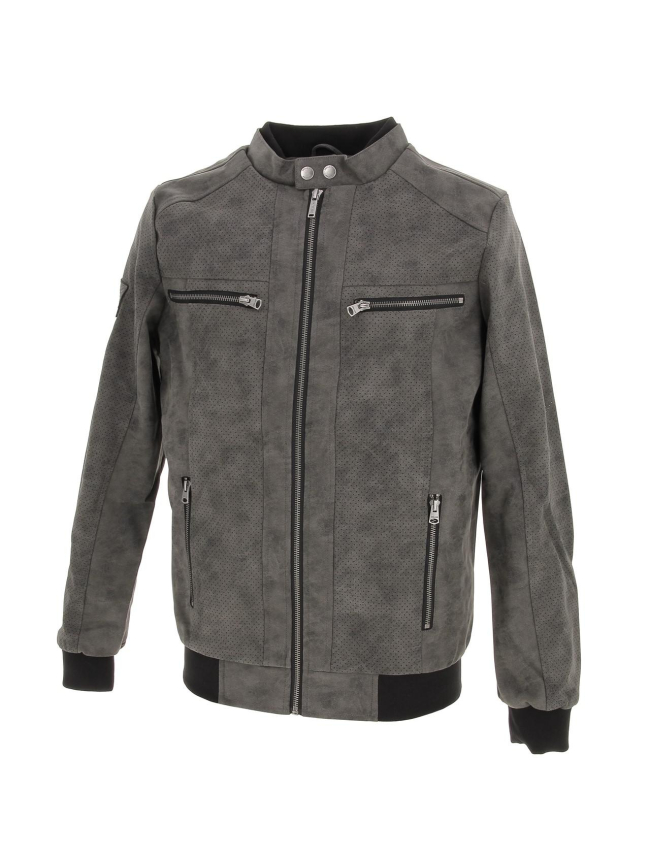 Veste zippée spangelito gris homme - Deeluxe