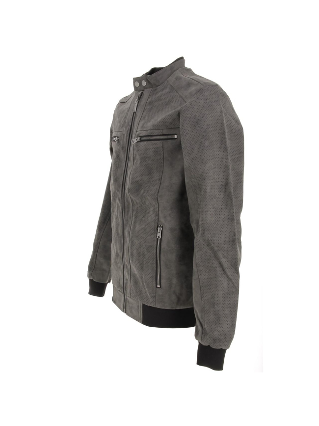 Veste zippée spangelito gris homme - Deeluxe