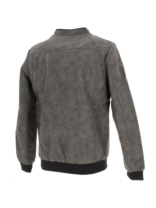 Veste zippée spangelito gris homme - Deeluxe