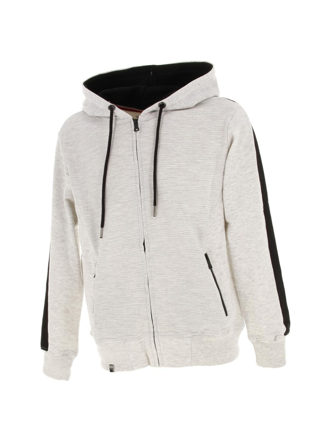 Sweat à capuche adena beige homme - La Maison Blaggio