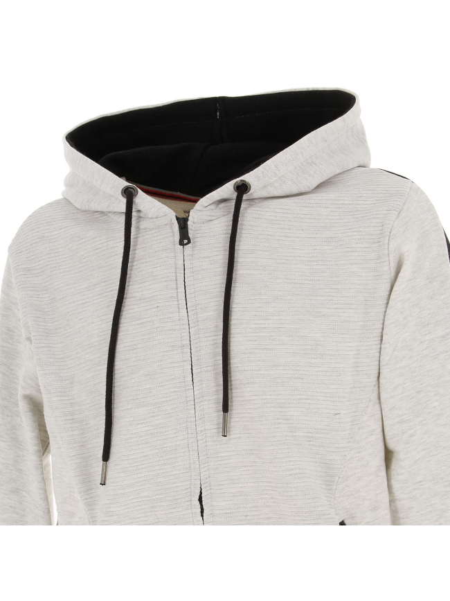 Sweat à capuche adena beige homme - La Maison Blaggio