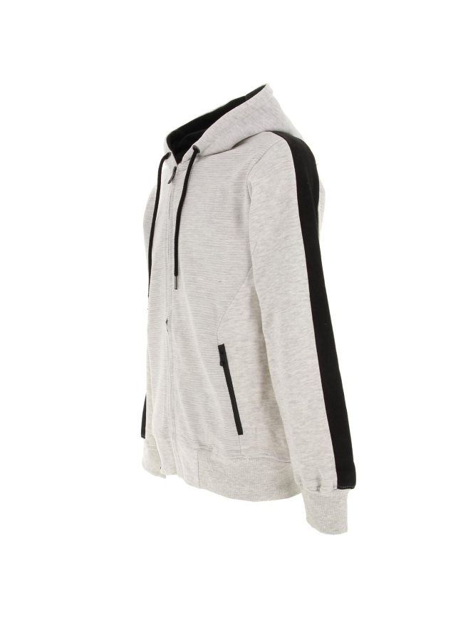 Sweat à capuche adena beige homme - La Maison Blaggio