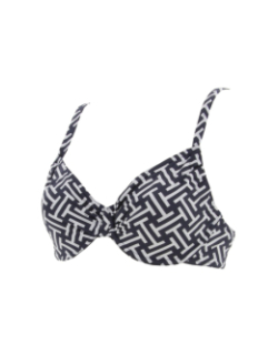 Maillot de bain 2 pièces zig zag bleu femme - Grain De Sable