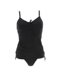 Maillot de bain tankini kiara noir femme - Grain De Sable