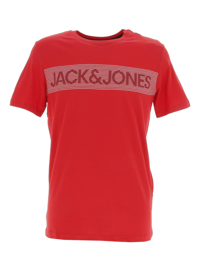 T-shirt logo rouge homme - Jack & Jones