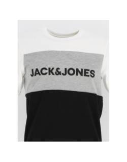 T-shirt logo block noir homme - Jack & Jones