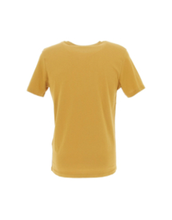 T-shirt logo jaune moutarde homme - Jack & Jones