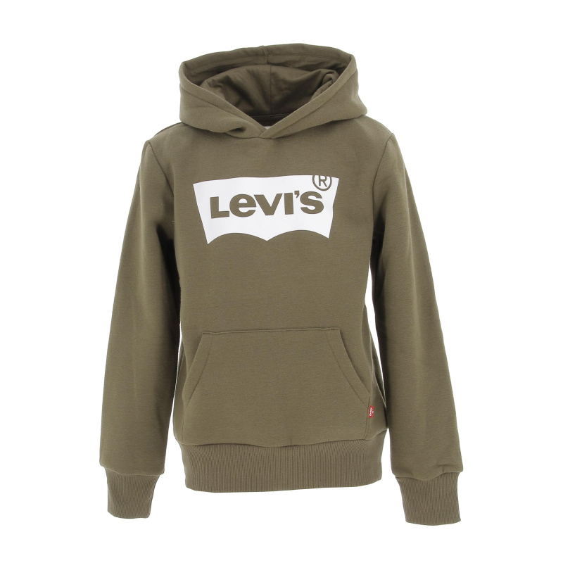 Sweat à capuche batwing kaki garçon - Levi's