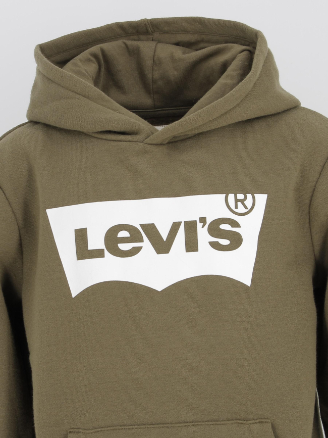 Sweat à capuche batwing kaki garçon - Levi's