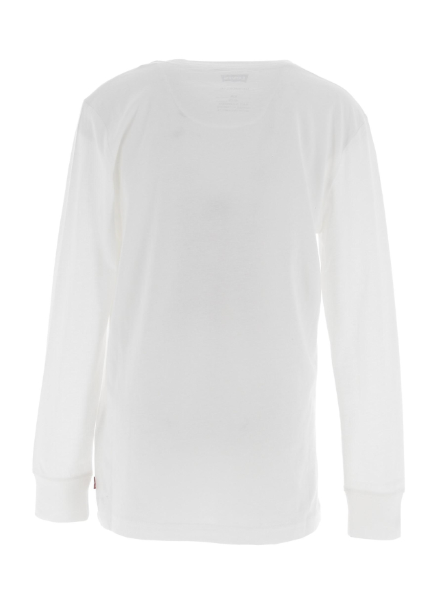 T-shirt manches longues chest it blanc garçon - Levi's