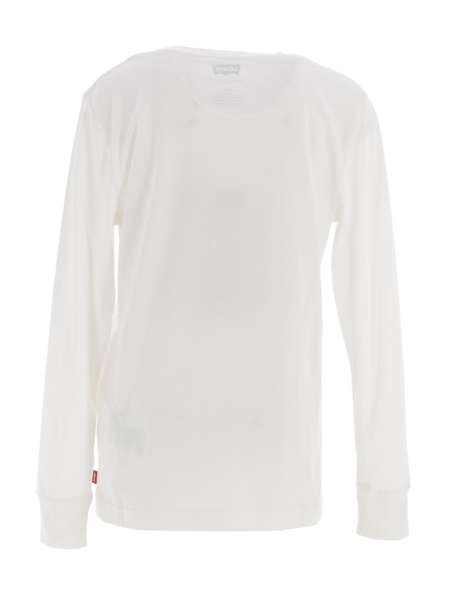 T-shirt manches longues neon gradient blanc garçon - Levi's