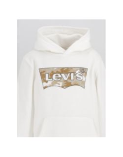 Sweat à capuche tofu batwing blanc garçon - Levi's