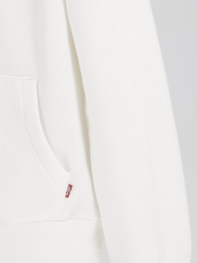 Sweat à capuche tofu batwing blanc garçon - Levi's