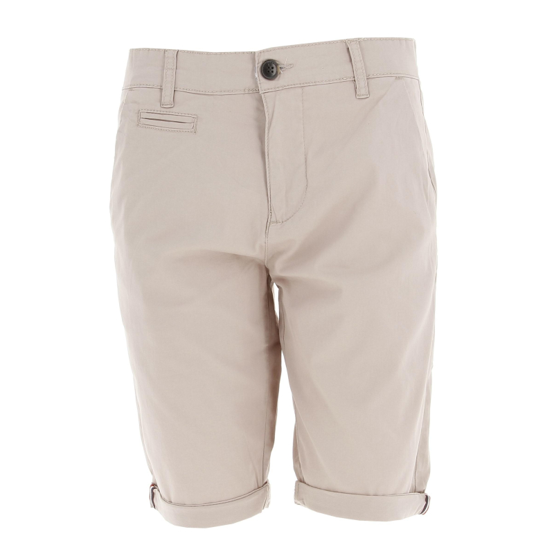 Short chino venili beige homme - La Maison Blaggio